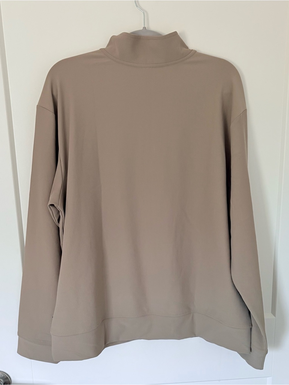 Skechers Women's Half-Zip Pullover Sweater - Tan - Picture 7 of 7